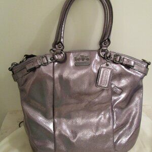 Coach Lindsey Gunmetal Satchel